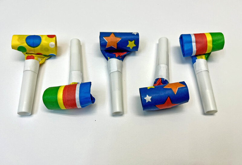 5 Partyrüssel, ca. 22 cm