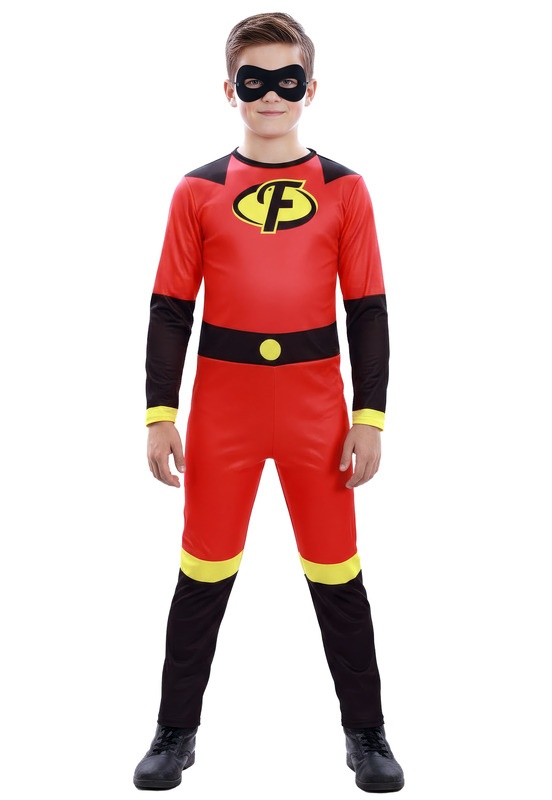 Superheld, Overall mit Maske