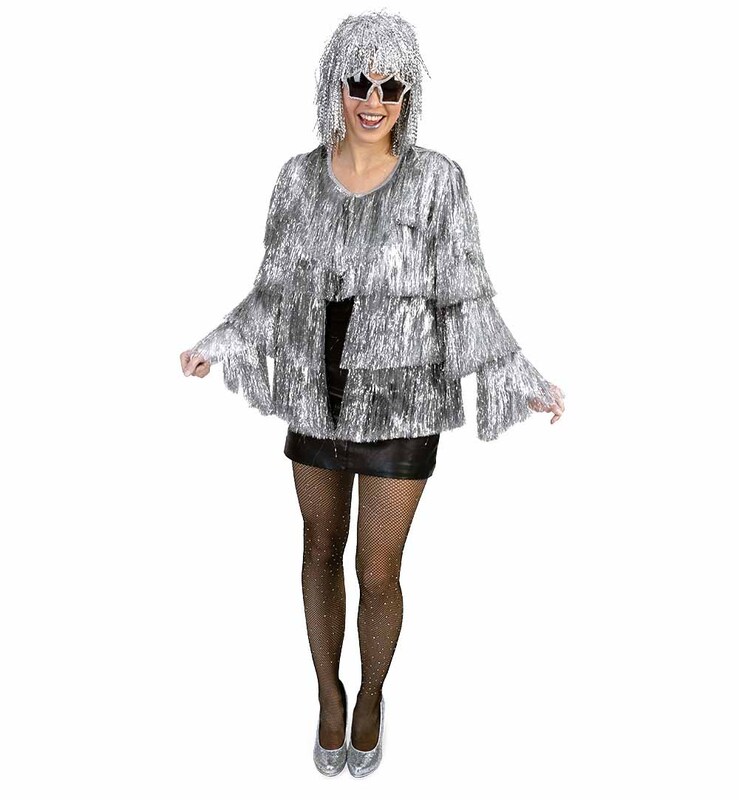 Lametta-Jacke, silber