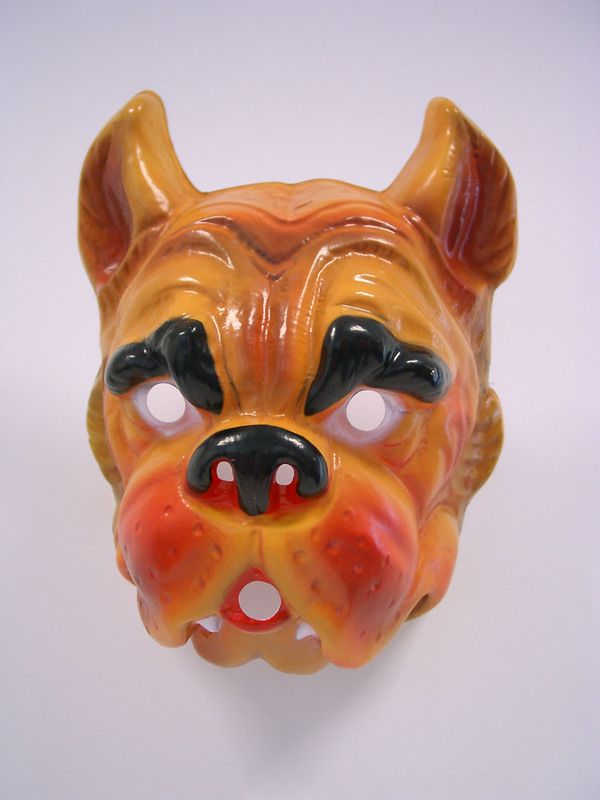 Erw-Tiermaske Bulldogge