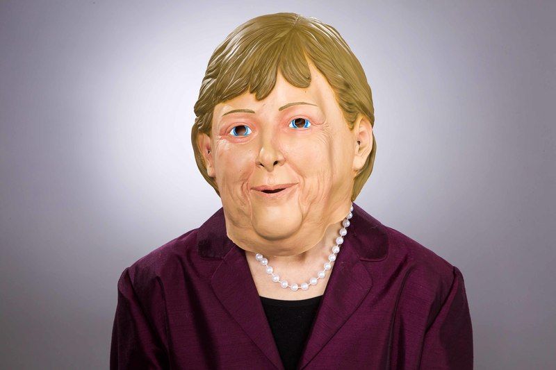 Erw.-Latexmaske Angela Merkel