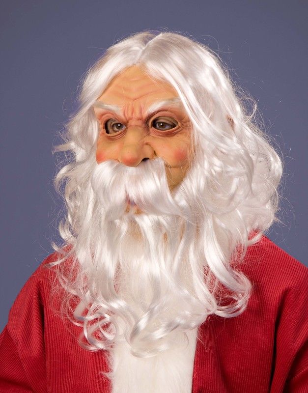Erw.-Latexmaske Weihnachtsmann