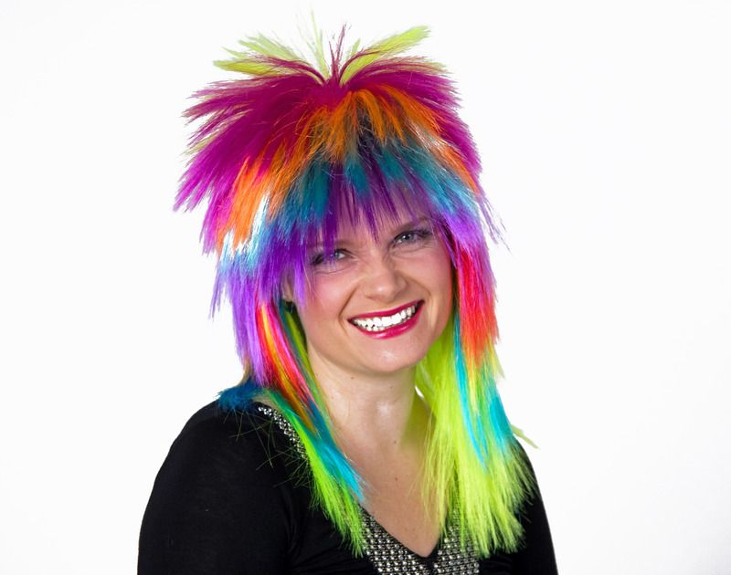 Langhaarperücke Punk