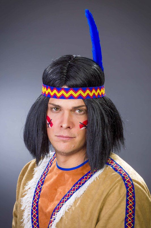 Perücke Indianer