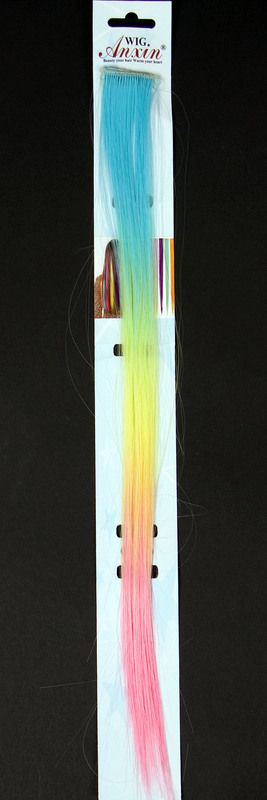 1 Haarsträhne Pastell-Farbverlauf, ca. 45 cm