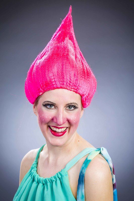 Kobold-Perücke, pink