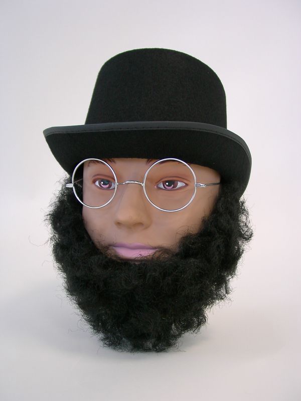 Lincoln-Bart, schwarz