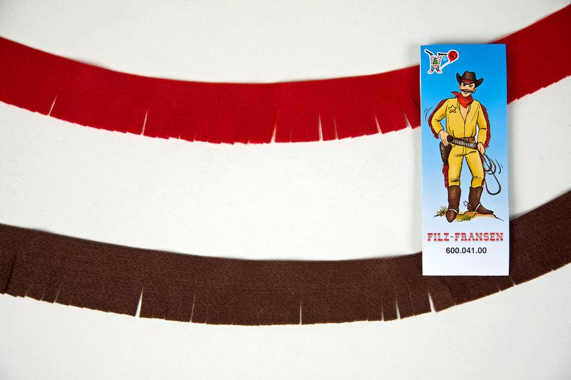 Indianer-/Cowboyfransen, braun