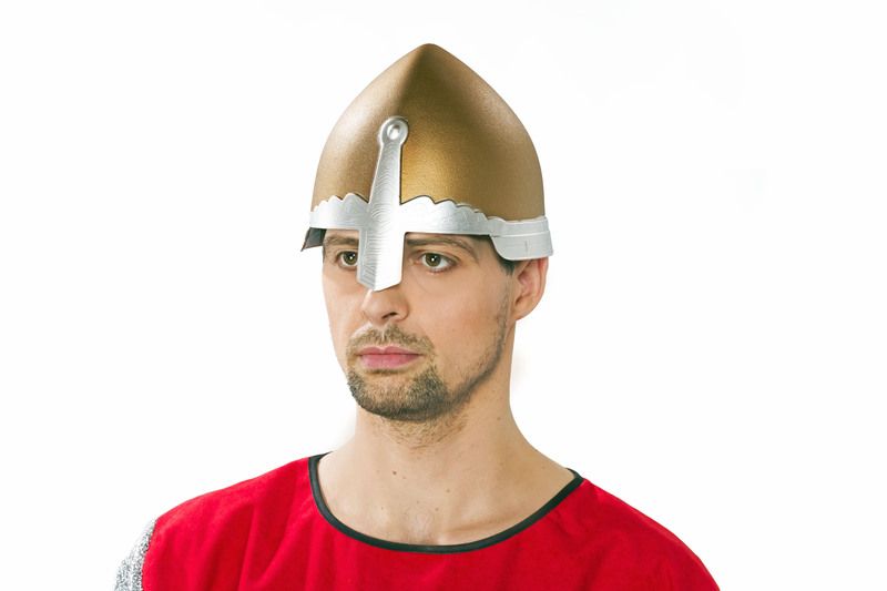 mittelalterlicher Helm (Beckenhaube)
