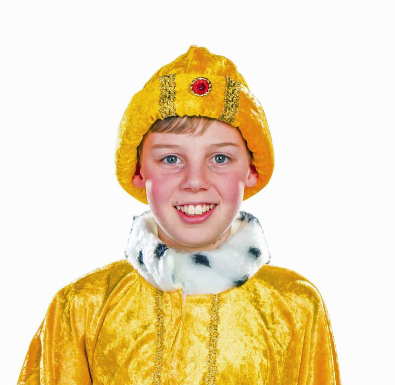 Kinder-Turban, goldgelb