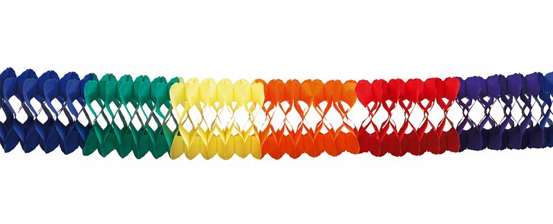 10-m-Girlande Regenbogen