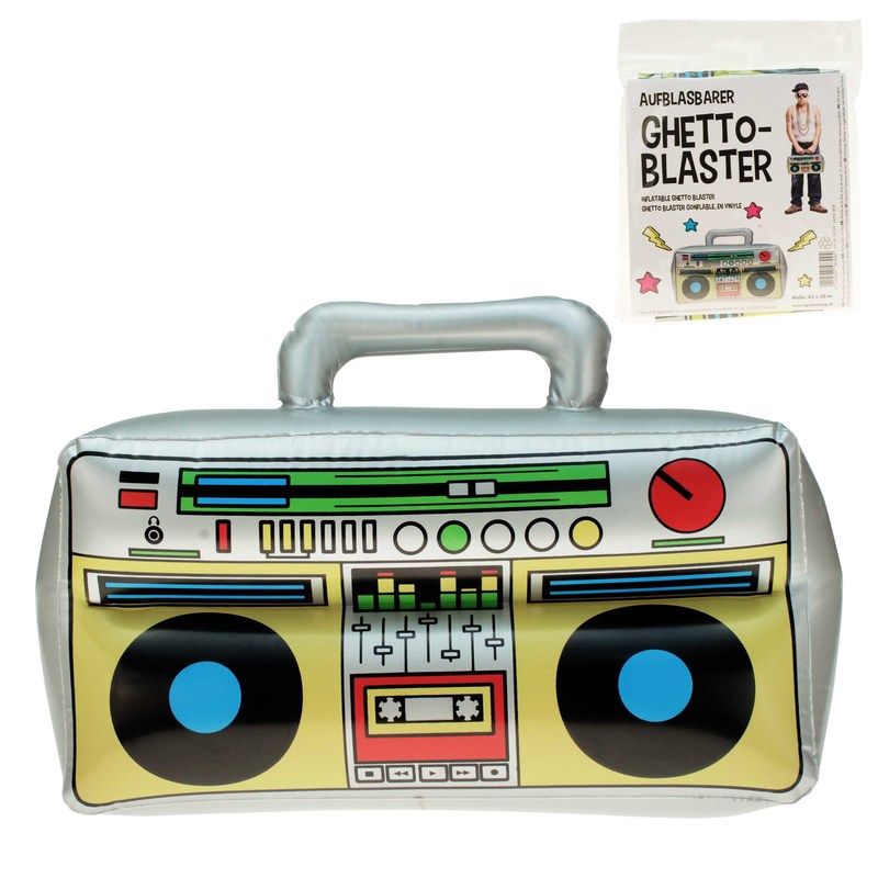 aufblasbarer Ghetto Blaster ca. 42 x 28 cm