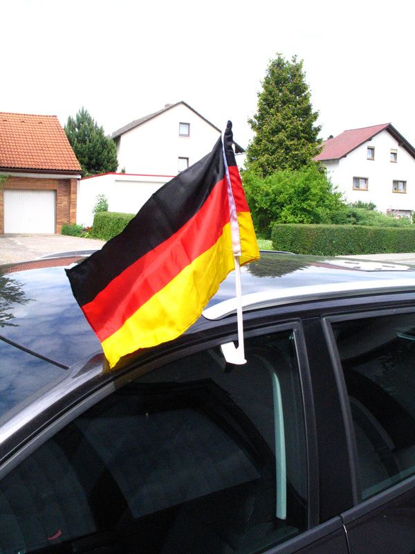 Deutschland-Autofahne, 45 x 30 cm