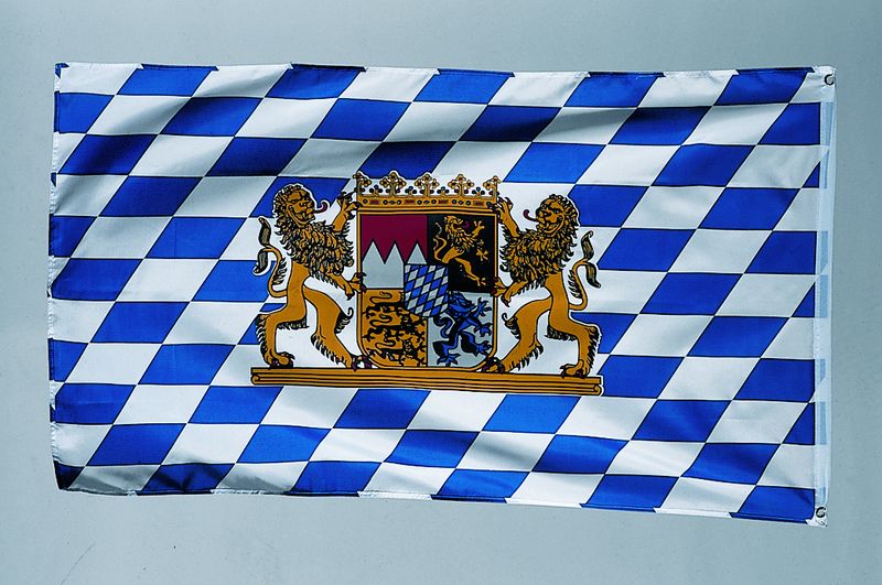 Fahne 90 x 150 cm, Land Bayern