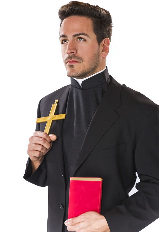 Priesterkragen mit Brustlatz