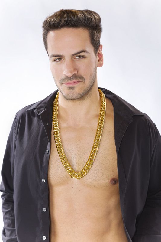 Macho-Kette goldfarben, ca. 75 cm